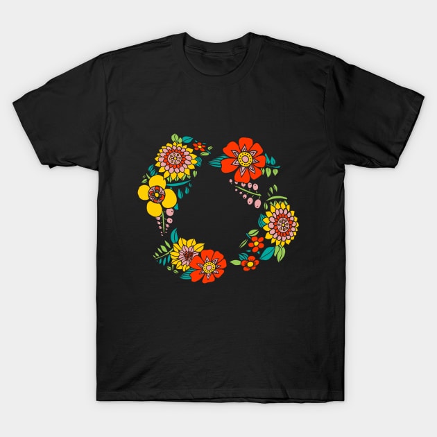 Retro bouquet T-Shirt by zeljkica